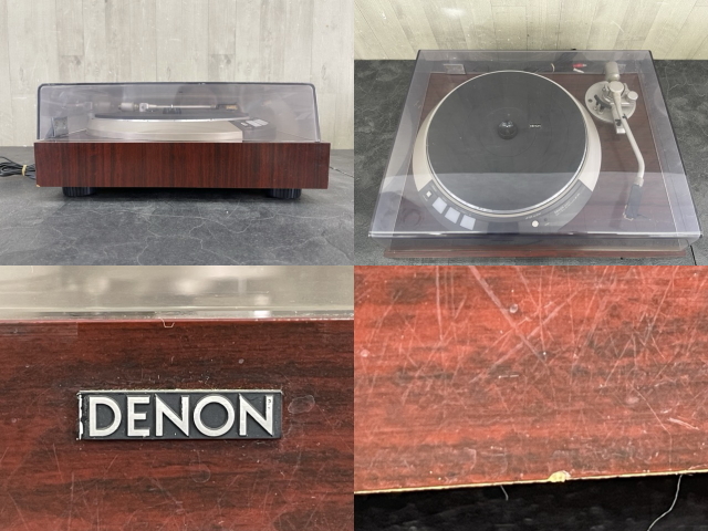 DENON DP-55L オートリフトプレーヤー ターンテーブル レコードプレーヤー カートリッジ audio-technica AT13E 付【中古】難あり/71266_画像5