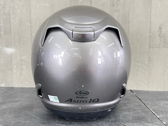 フルフェイスヘルメット 【中古】ARAI アライ ASTRO IQ アストロIQ シルバーグレー系 Lサイズ 59.60cm PSC オートバイ/57338_画像5