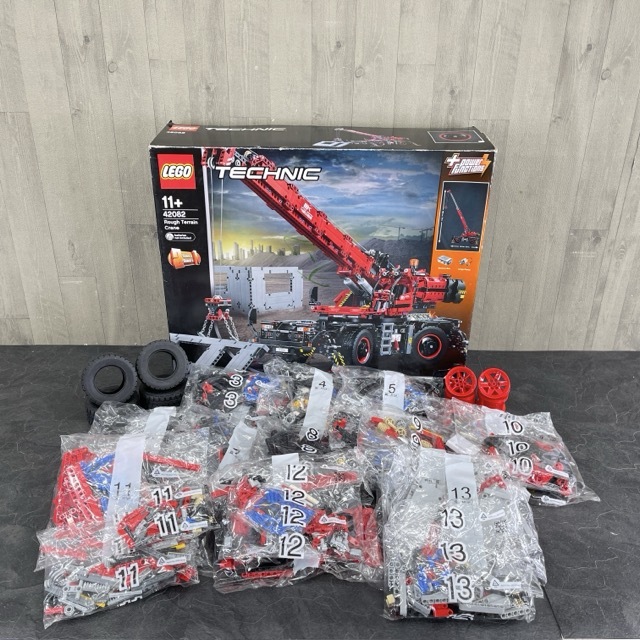  не собран не использовался LEGO 42082 RoughTerrainCrane 11+ TECHNIC Lego Technic все земля форма соответствует type кран игрушка блок /57055