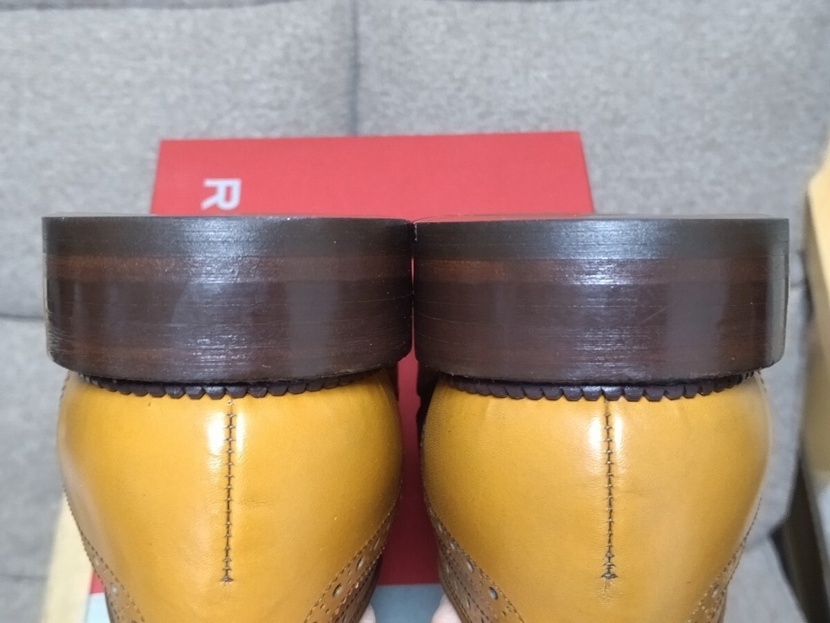 リーガル ウイングチップシューズ 10EL 24cm 茶系 日本製 山陽 リーガル ウイングチップシューズ 10EL 24cm 茶系 日本製 山陽