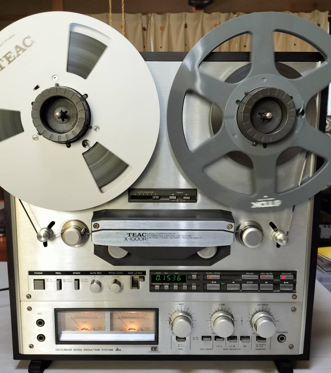 ★★★　TEAC（ティアック） X-1000R :￥198,000(1981年発売)　動作品　ベルト交換およびメンテ済み　操作説明書付きです。★★★