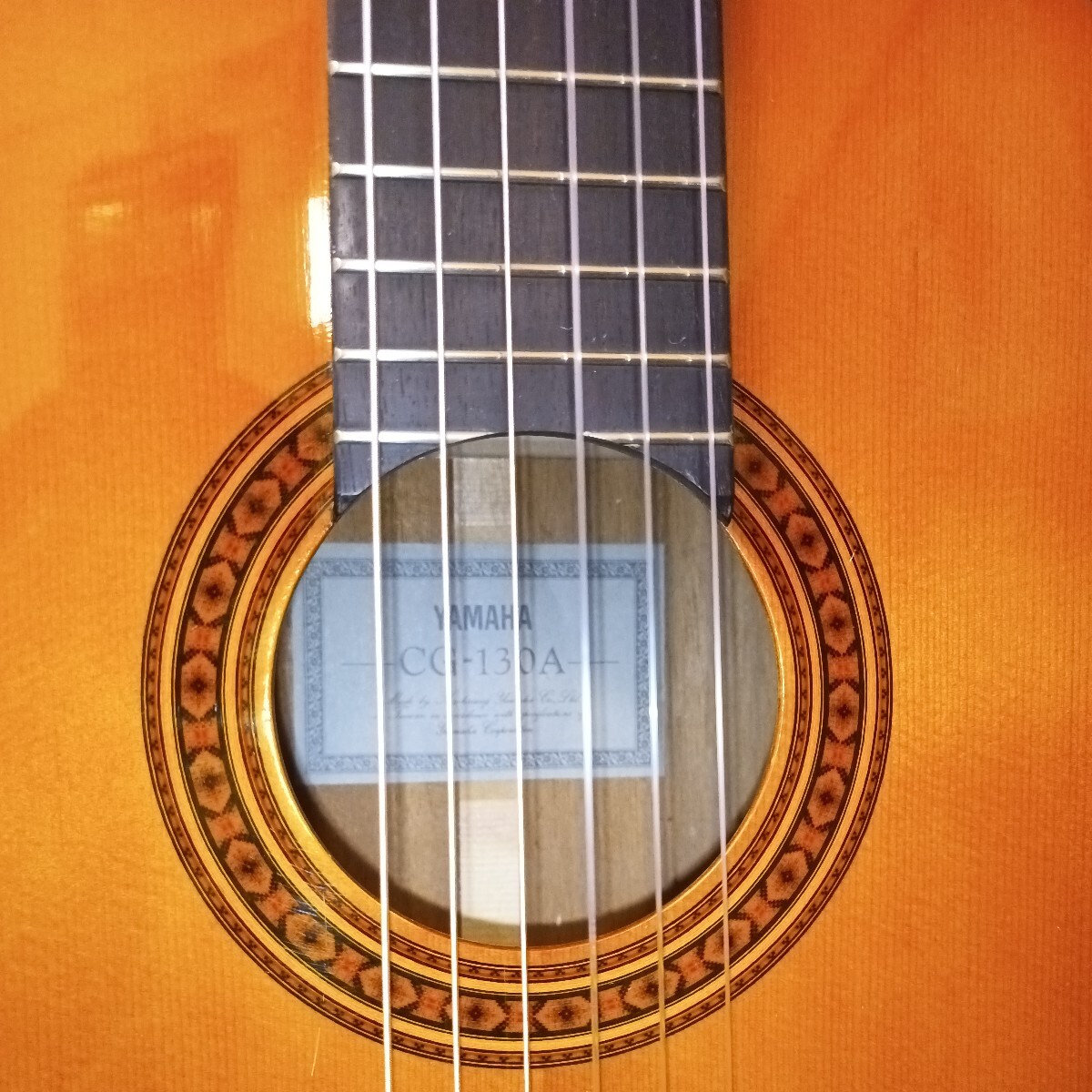 YAMAHA　CG-130A　クラシックギター 中古美品　ソフトケース付　週末で最終出品_画像4