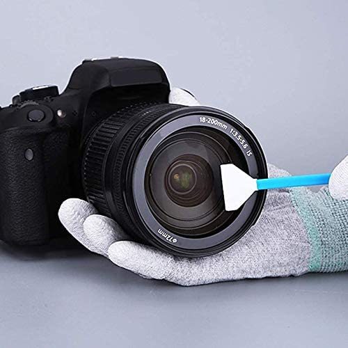 カメラセンサー クリーニング スワブ 真空パック入り 綿棒 ６本（フルサイズセンサー用 24mm）ドライ（乾式）& ウエット（湿式） 各３本