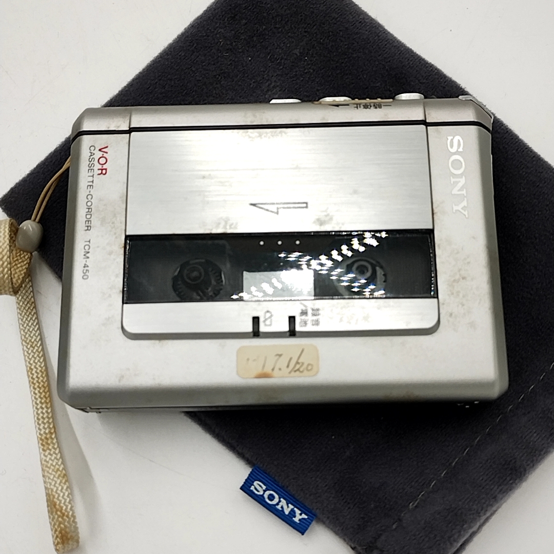★まとめ売り★ ソニー SONY TCM-450 カセットレコーダー CASSETTE-CORDER / ポータブルラジオ ICF-B88の画像4