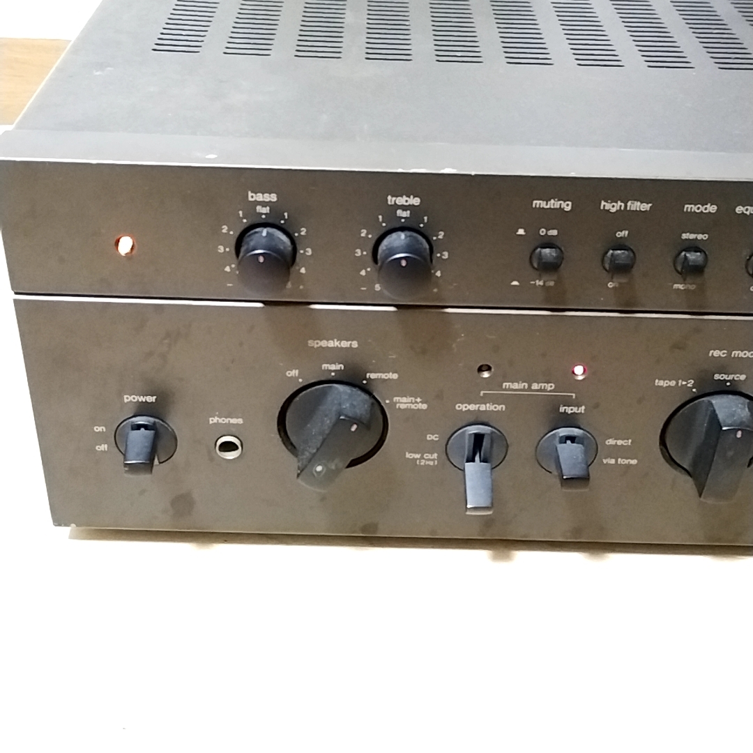 ★通電OK★ Technics テクニクス SU-8080 プリメインアンプ オーディオ 音響機器の画像2