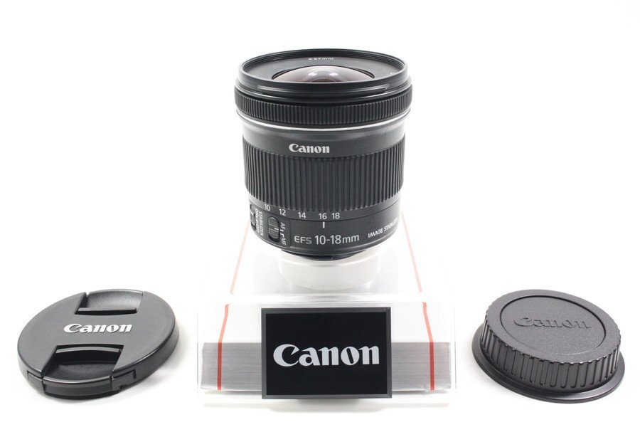 【 HORITA CAMERA 】AA(新品級) 2907 Canon EF-S 10-18mm F4.5-5.6 IS STM 762002475 キヤノン 広角 手振れ補正の画像1