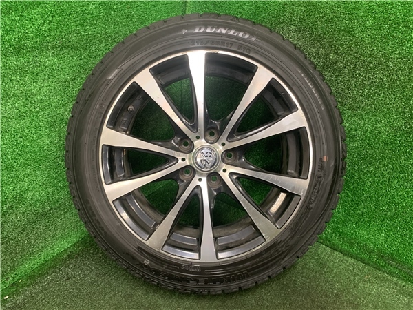 TRG アルミホイール 17×7J ダンロップ DUNLOP WINTER MAXX WM02 215/50R17 ハブ72 PCD114.3 5H off38 カローラルミオン等に 売切!!_画像2