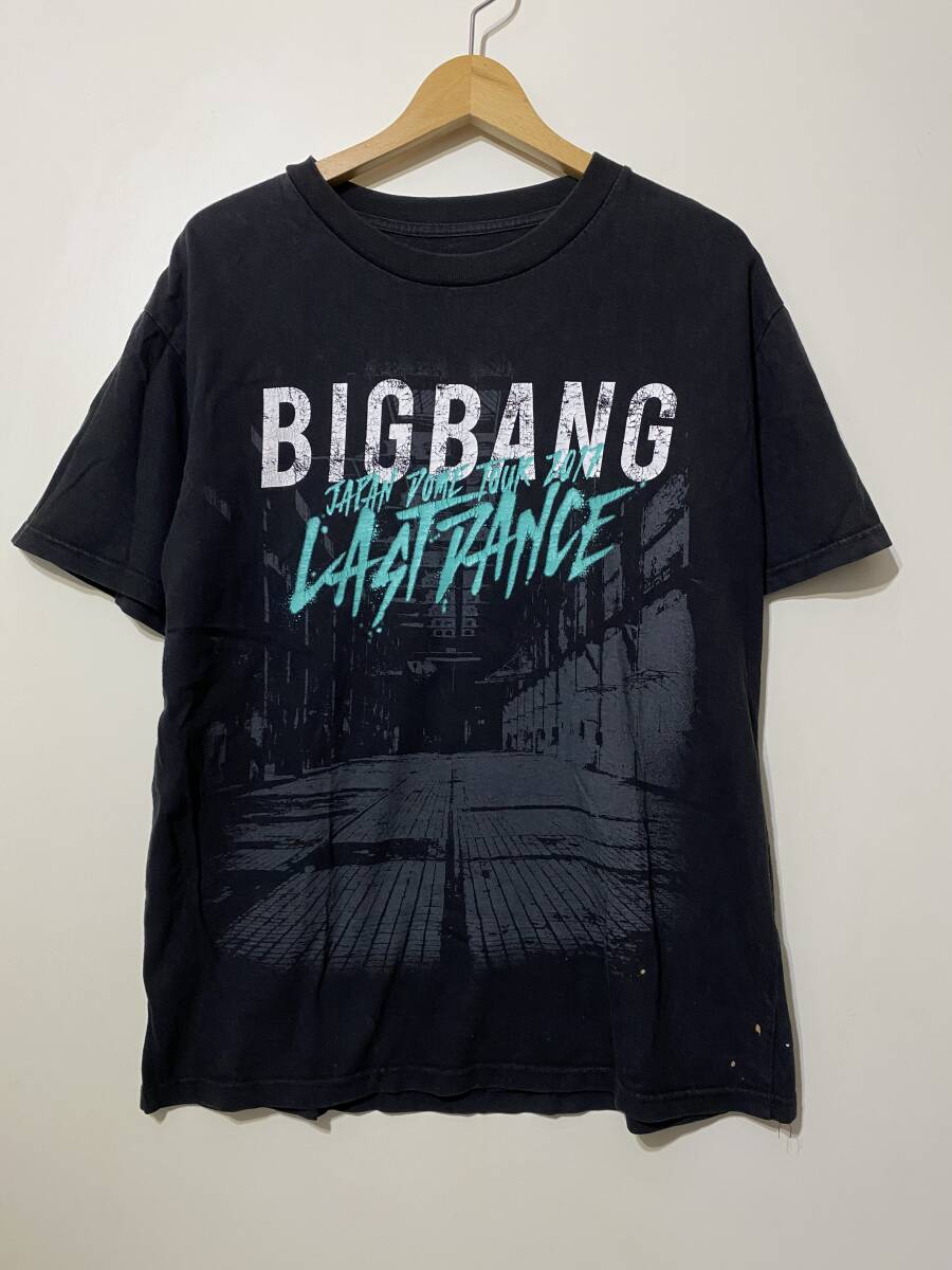 ★ BIG BANG JAPAN DOME TOUR 2017 LAST DANCE ラストダンス 半袖 Tシャツ M 黒 ブラック K-POP 日本ドーム ライブ ツアー グッズ_画像1