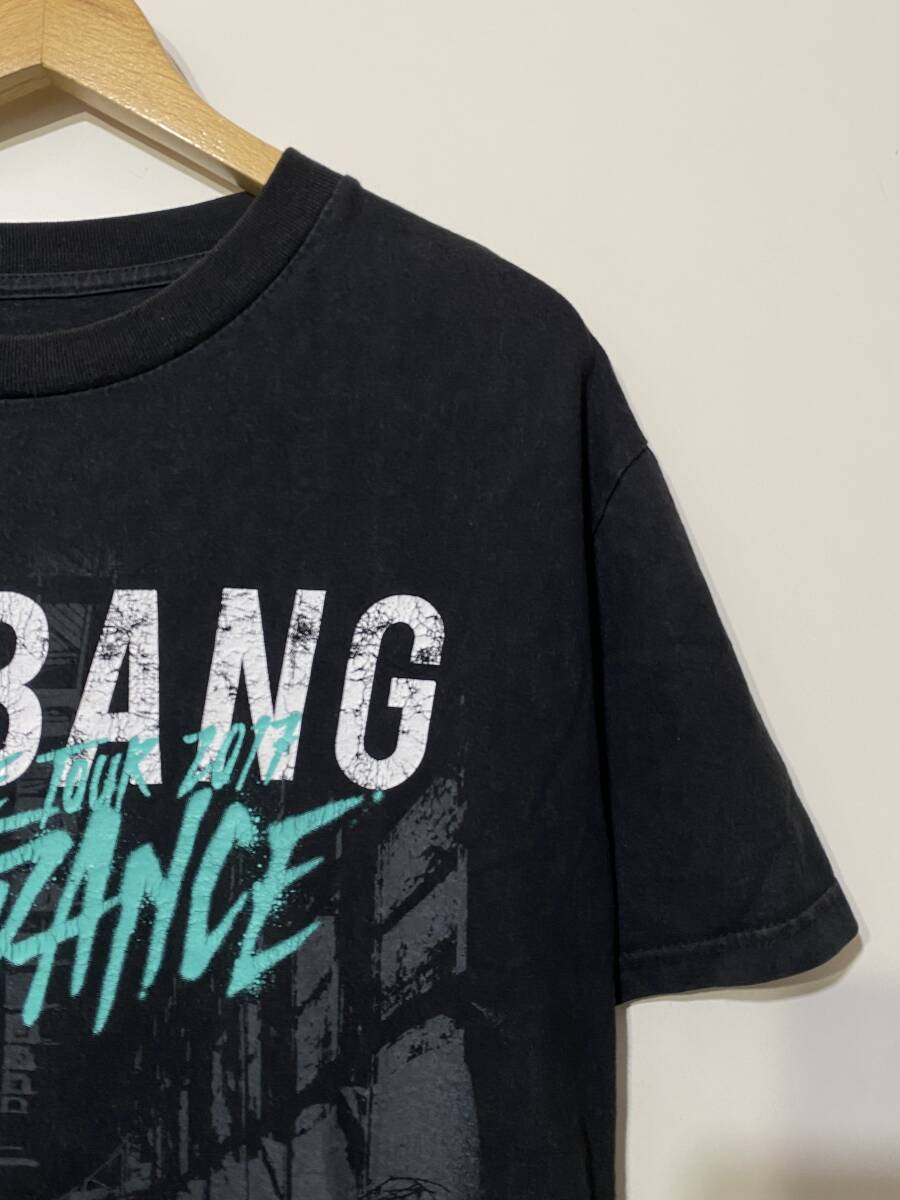 ★ BIG BANG JAPAN DOME TOUR 2017 LAST DANCE ラストダンス 半袖 Tシャツ M 黒 ブラック K-POP 日本ドーム ライブ ツアー グッズ_画像5