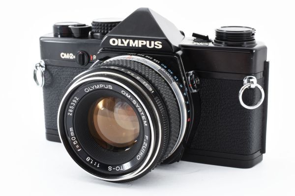 [美品]オリンパス OLYMPUS OM2n 一眼レフ 35mm フィルムカメラ ブラック 黒＋F.ZuikoAuto-S 50mm f/1.8 2105615_画像2