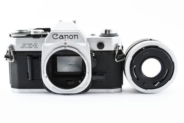 [良品]キヤノン Canon AE-1 一眼レフ 35mm フィルムカメラ ＋ FD 50mm f/1.8S.C. 2121348_画像9