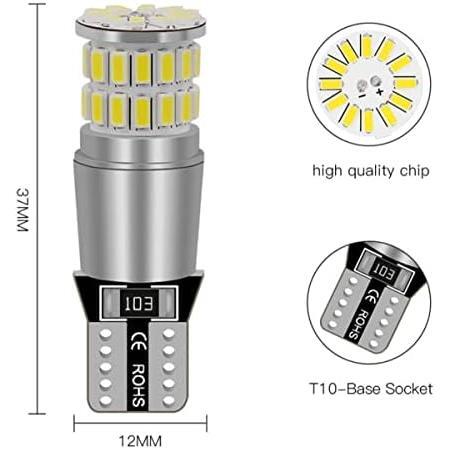 レモンイエロー 12V 24V 兼用 T10 ポジション LED トラック 車 ポジションランプ ポジション球 スモール 爆光 レモンイエロー イエロー 黄_画像3