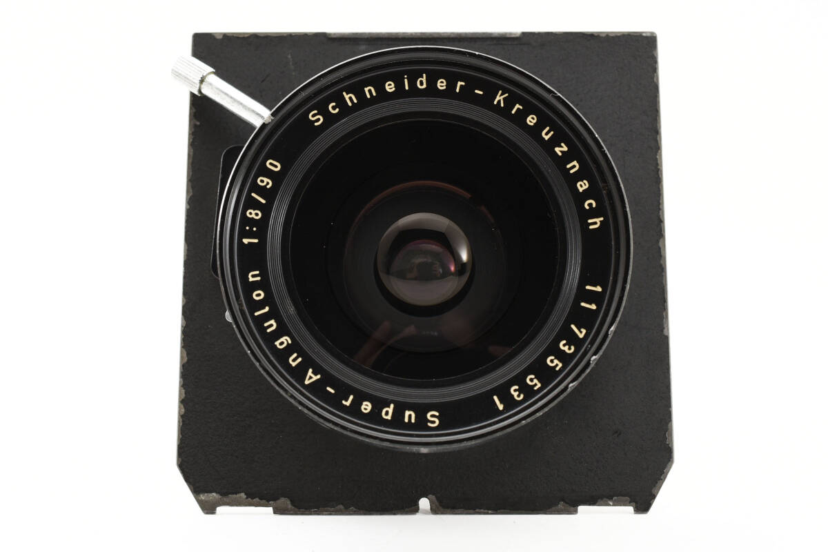 【良品】Schneider-Kreuznach Super-Angulon 90mm f/8 Large Format Lens 大判中判レンズ 8175_画像2