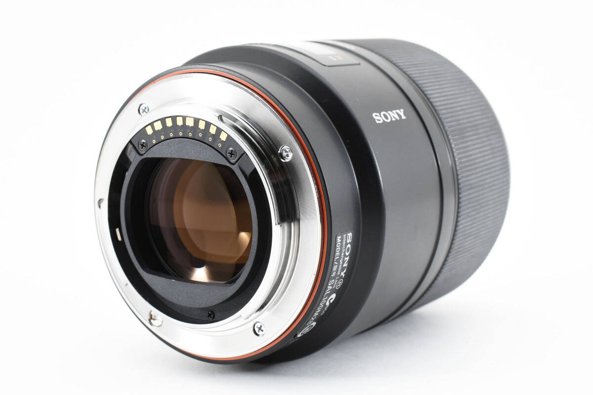【美品】ソニー SONY 100mm F/2.8 MACRO SAL100M28 AF Lens For Sony Minolta A Mount オートフォーカス 9443_画像4