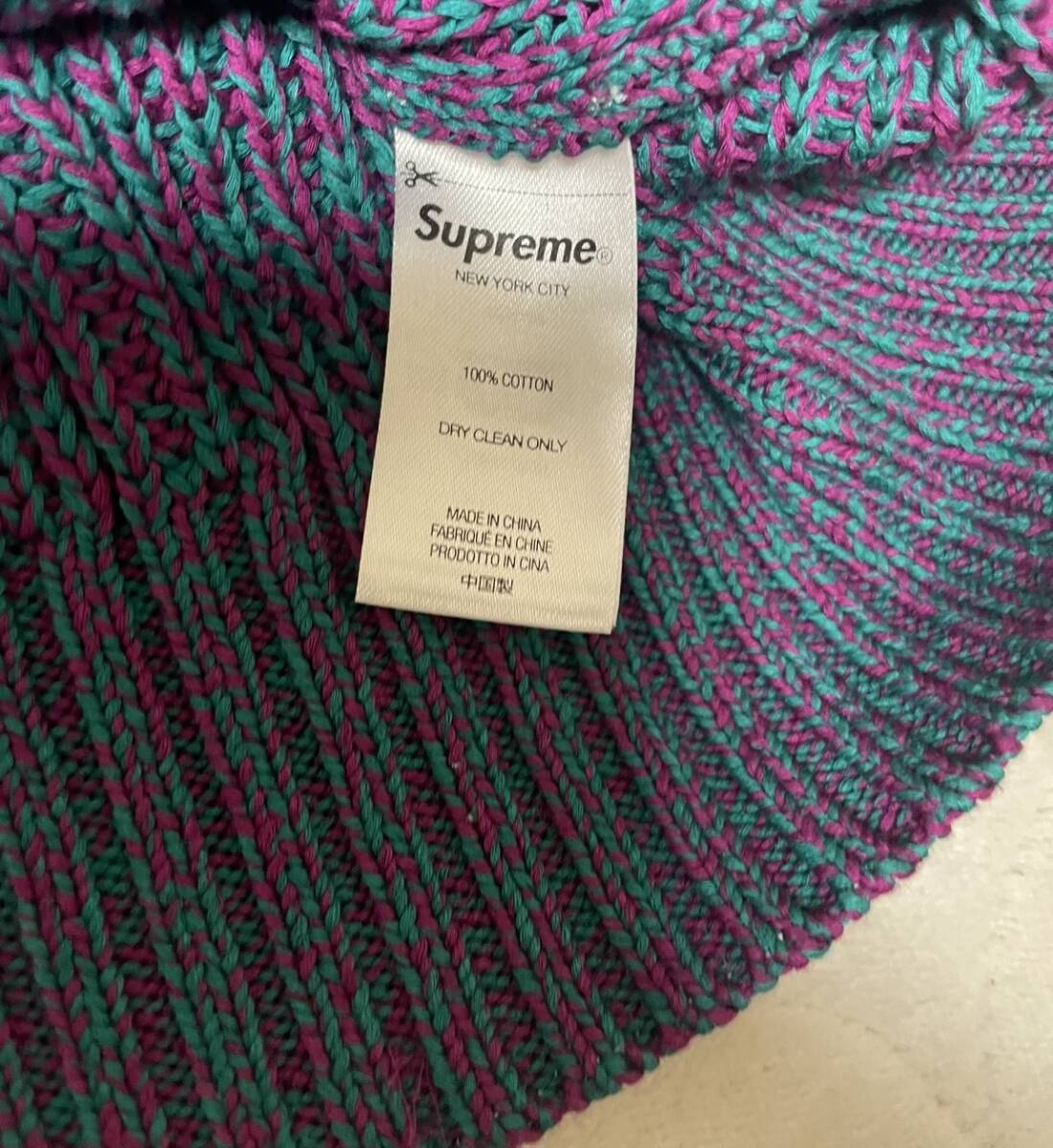 Supreme Melange Rib Knit Sweater Teal セーター　シュプリーム　スモールボックス　正規品_画像5