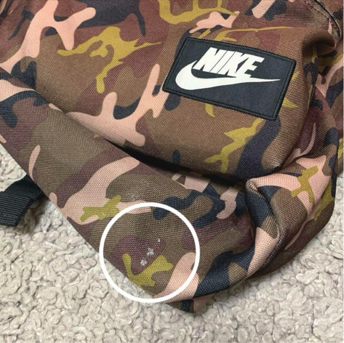90s 白タグ NIKE カモフラ 迷彩 リュック archive y2k 90s 白タグ NIKE カモフラ 迷彩 リュック archive y2k