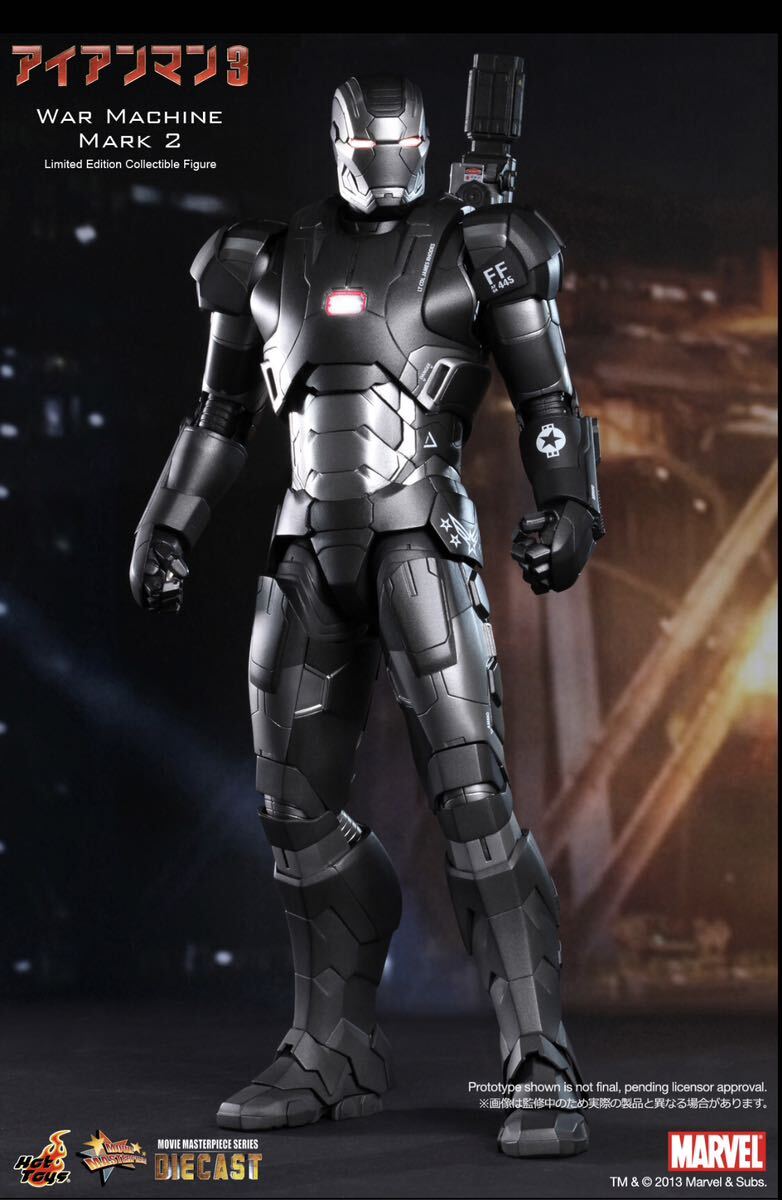 [ Movie * master-piece DIECAST] [ Ironman 3] 1|6 шкала фигурка War механизм * Mark 2 War Machine Mark 2