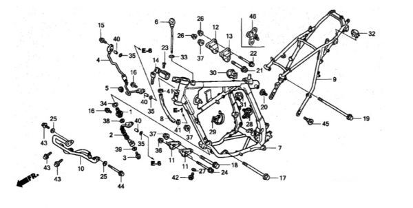 MD30 純正 オイルエレメント セット 送料350円～ XR250 モタード XR バハ BAJA パッキン . ドレンボルト フィルター ワッシャー .kf0/883s_MD30　F-29　フレーム