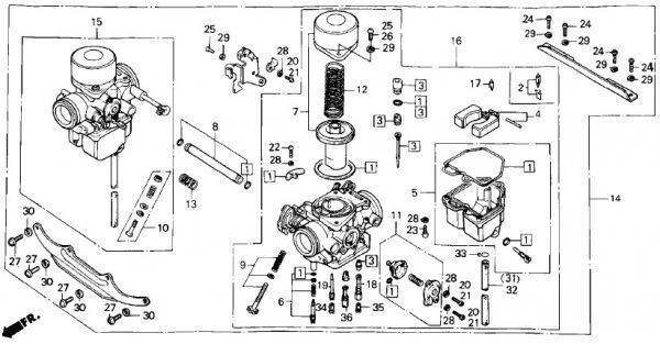 CB400T 純正 インシュレーター set 4点 HAWK キャブ インシュ Oリング HAWK Ⅲ スーパー ホーク 3 CB400 ホーク .413/413x2の画像2