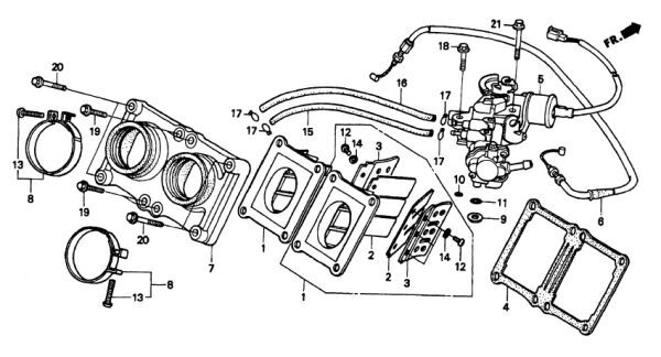 ホンダ純正燃料ホース 内径3.0mm / 1m フューエル ホース 流用 オイルパス チューブ 補修用 MC11 MC16 NSR250R MC21 MC28 MD24 CRM250 MD32の画像6