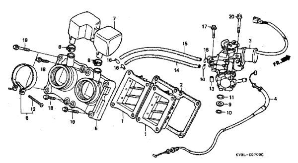 ホンダ純正燃料ホース 内径3.0mm / 1m フューエル ホース 流用 オイルパス チューブ 補修 MC11 MC16 NSR250R MC21 MC28 MD24 CRM250 MD32の画像5