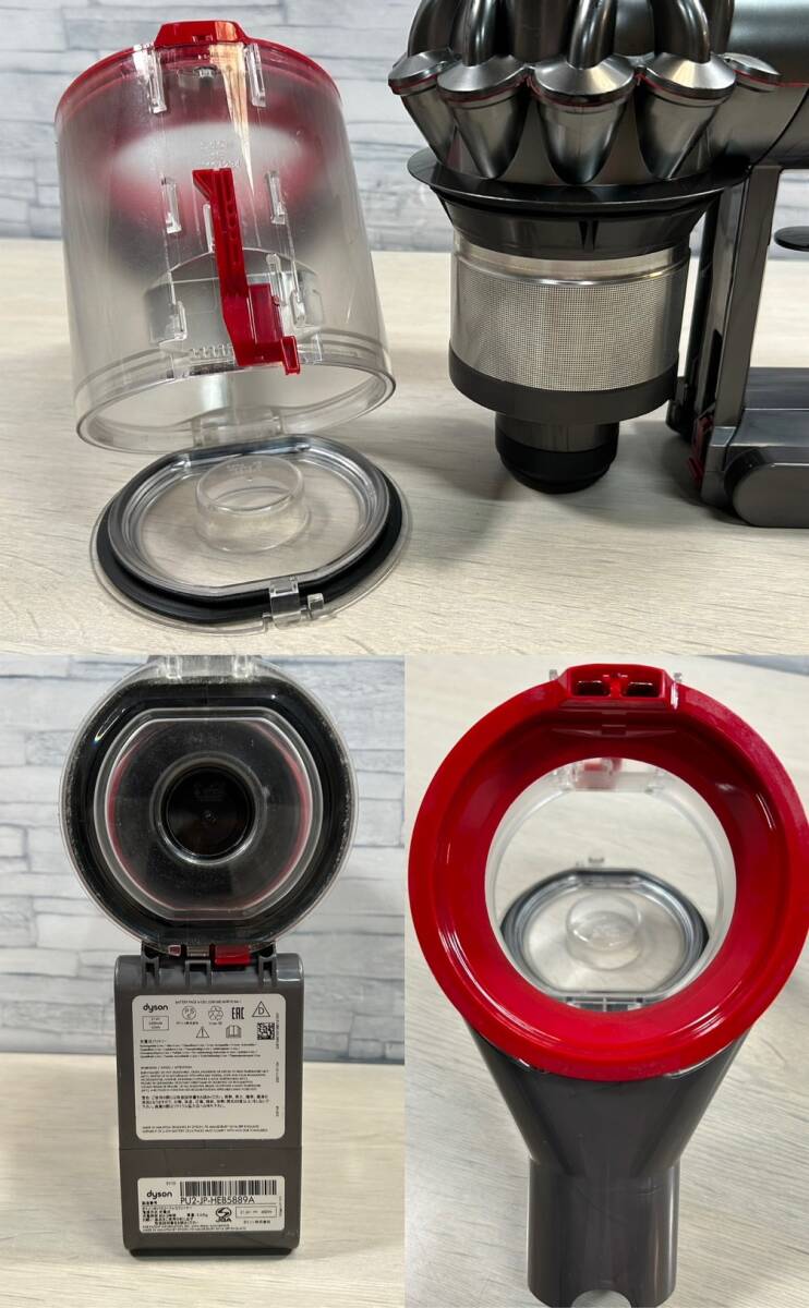 分解清浄済み 中古 現状品 Dyson ダイソン コードレスクリーナー コードレス 掃除機 SV10 スタンド 付きの画像5