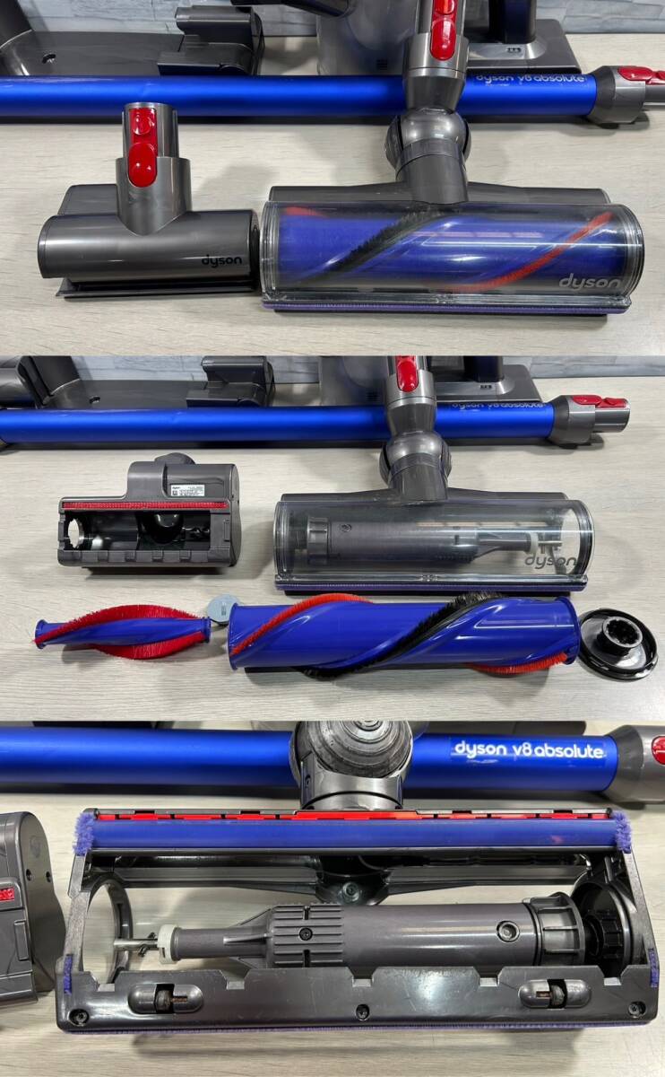 分解清掃済み SV10 中古 現状品 Dyson ダイソン サイクロン コードレスクリーナー コードレス 掃除機 SV10 付属品付きの画像8