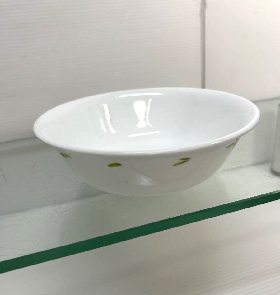 CORLLE コレール　ボール　5枚　白　緑葉柄　サラダ皿　中皿　　サイドプレート_画像5