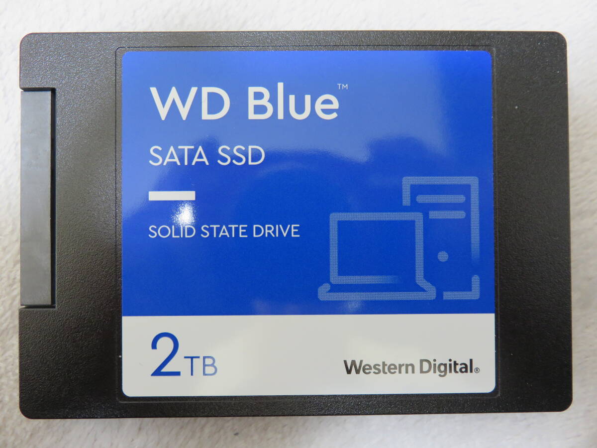 ☆☆☆ Western Digital WD Blue SSD / 2.5インチ / SATA 2TB 使用時間 2207h 中古正常動作品 ☆☆☆_画像2