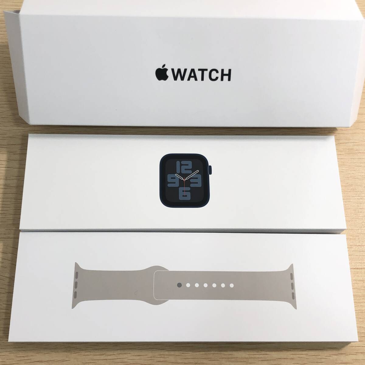  new goods Apple Watch SE2 ( no. 2 generation ) GPS model 44mm midnight MRTX3J/A A2723 / Star light sport band S/M