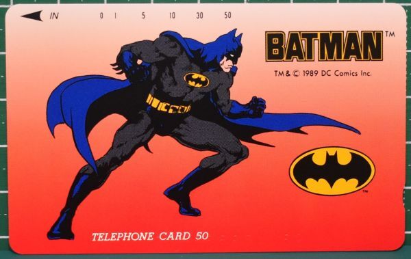 【送料無料】テレカ　バットマン　BATMAN テレホンカード　1枚　_画像1