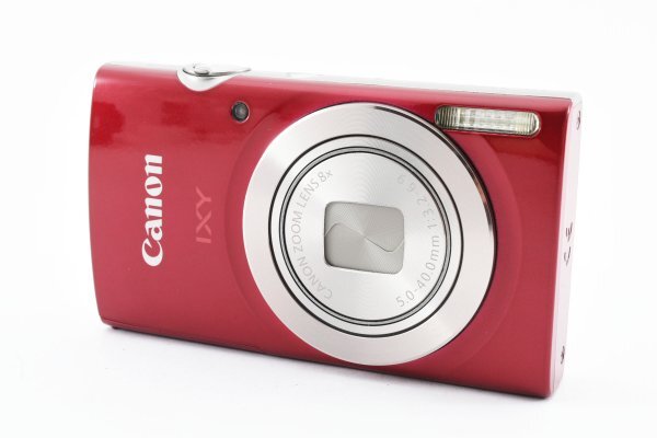 ADS3454★ 外観美品 ★ キヤノン Canon IXY 180 コンパクトデジタルカメラ レッド_画像1