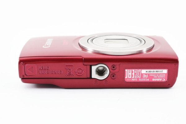 ADS3454★ 外観美品 ★ キヤノン Canon IXY 180 コンパクトデジタルカメラ レッド_画像8