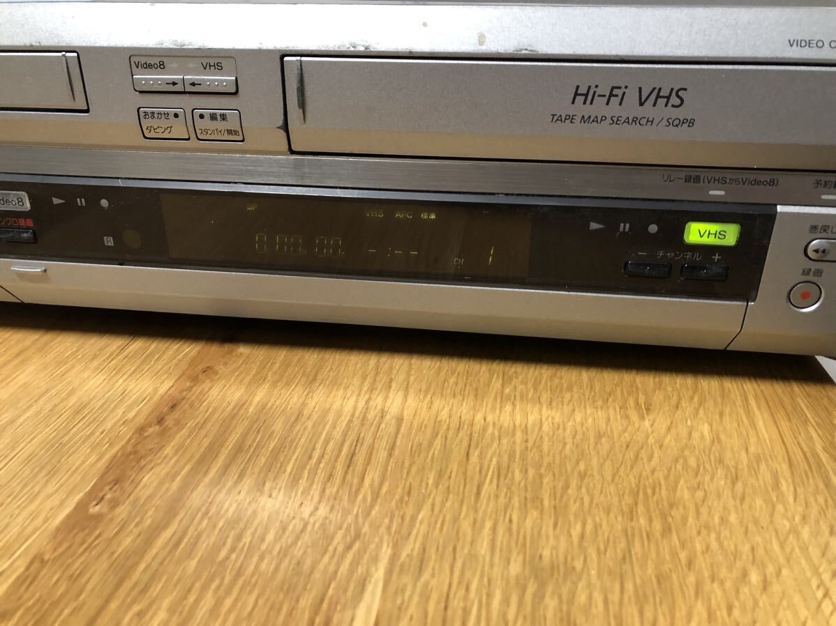 SONY◆ソニー Hi8/VHSビデオデッキ WV-H6 ◆8mm ビデオレコーダー ジャンクの画像5