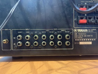 YAMAHA アンプ、チューナー、パイオニア プレイヤー セット 普通に音が出ました。の画像10