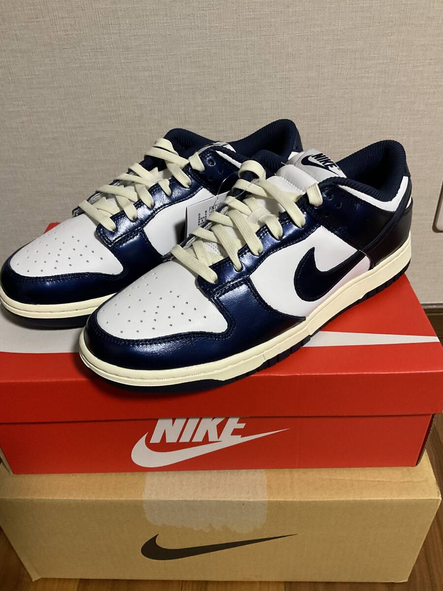 新品即決送料無料 W28.0cm WMNS DUNK LOW PREMIUM MIDNIGHT NAVY AND WHITE プレミアム ミッドナイトネイビー ココナッツミルク