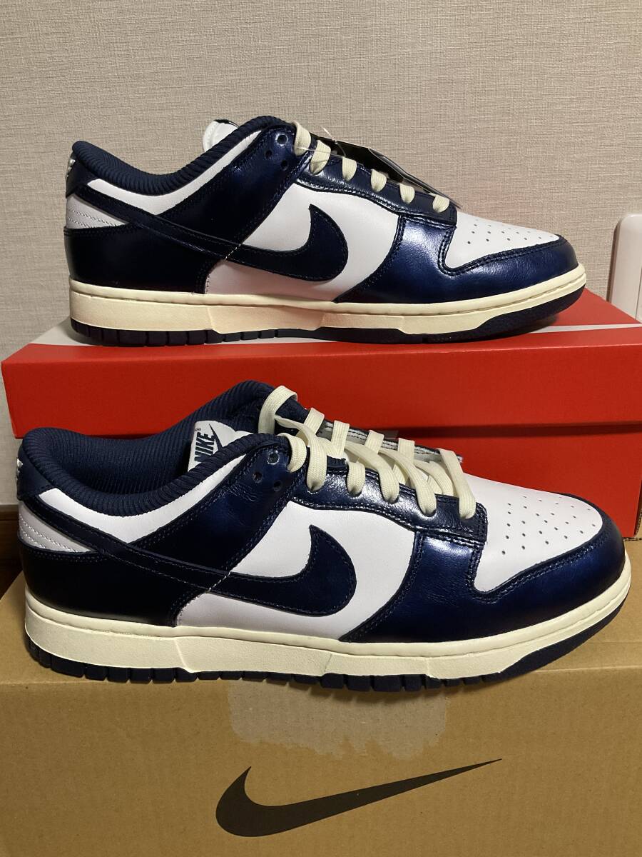 新品即決送料無料 W28.0cm WMNS DUNK LOW PREMIUM MIDNIGHT NAVY AND WHITE プレミアム ミッドナイトネイビー ココナッツミルク