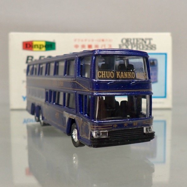 * Diapet B-50 centre tourist bus Orient Express 2 floor bus 1/75 16cm*