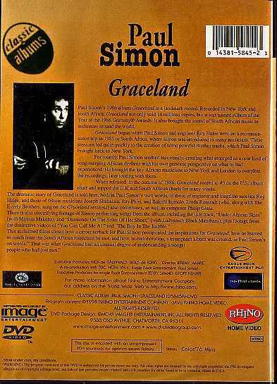 PAUL SIMON / Graceland【DVD】ポール・サイモン_画像2