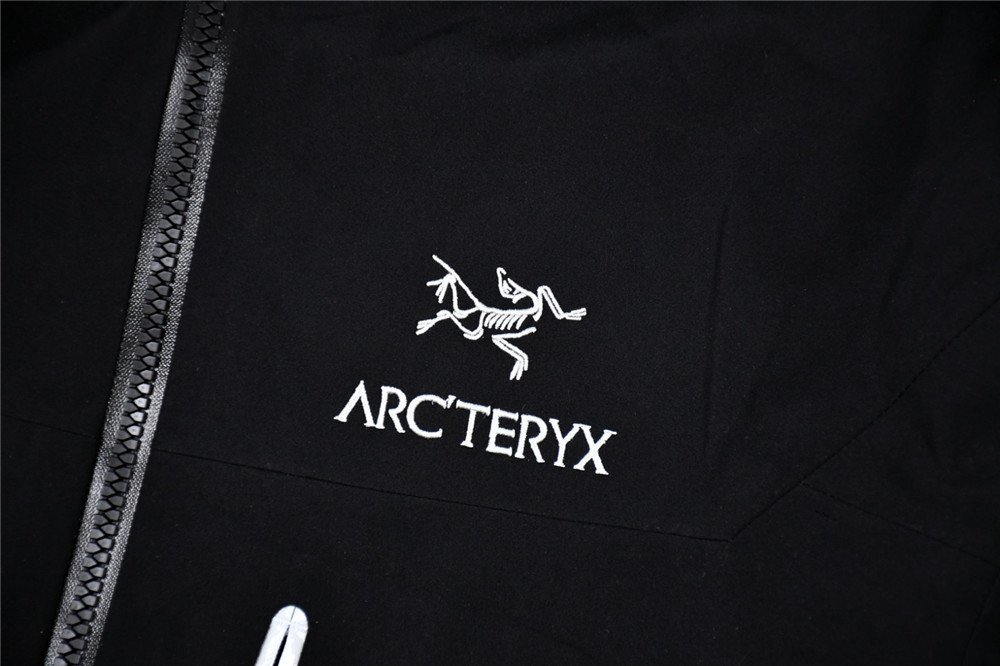 ARC‘TERYX Alpha SV/AR 24K Jacket-Men's ジャケット メンズ フード付き 防風 撥水加工 黒 アウター Lサイズの画像5