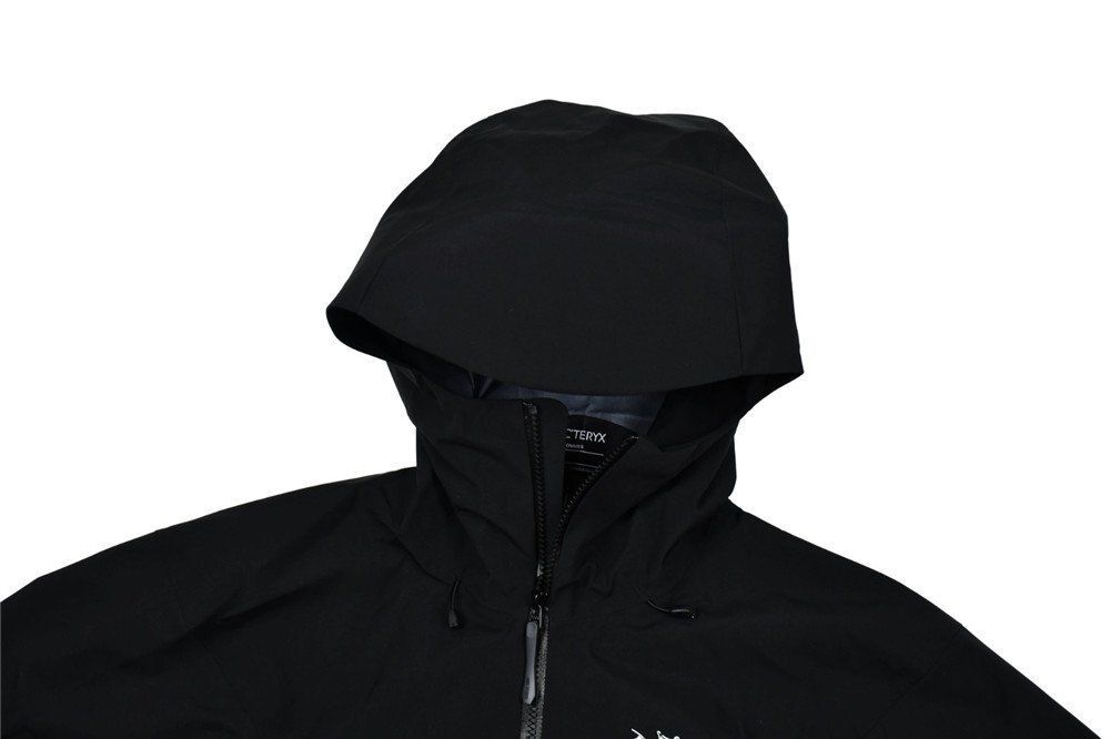 ARC‘TERYX Alpha SV/AR 24K Jacket-Men's ジャケット メンズ フード付き 防風 撥水加工 黒 アウター Lサイズの画像2