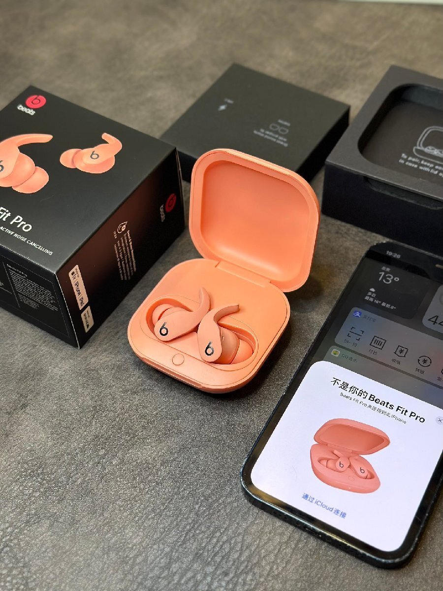 Beats Fit Pro - True Wireless Noise ワイヤレスノイズキャンセリングイヤフォン コーラルピンク 並行輸入品の画像5