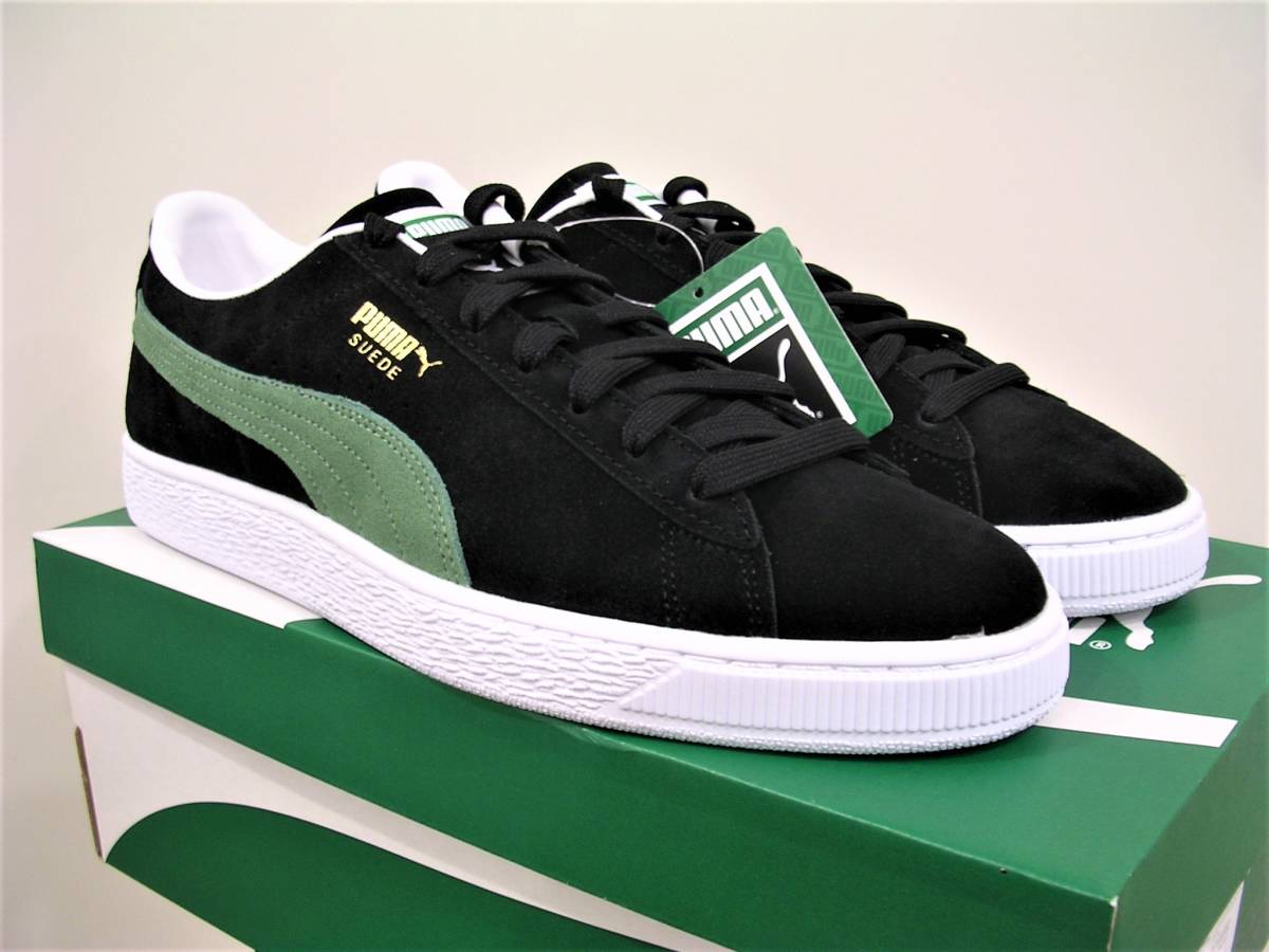 Yahoo!オークション - 新品 PUMA SUEDE CLASSIC XXI 黒緑 28cm Yahoo!オークション - 新品 PUMA SUEDE CLASSIC XXI 黒緑 28cm