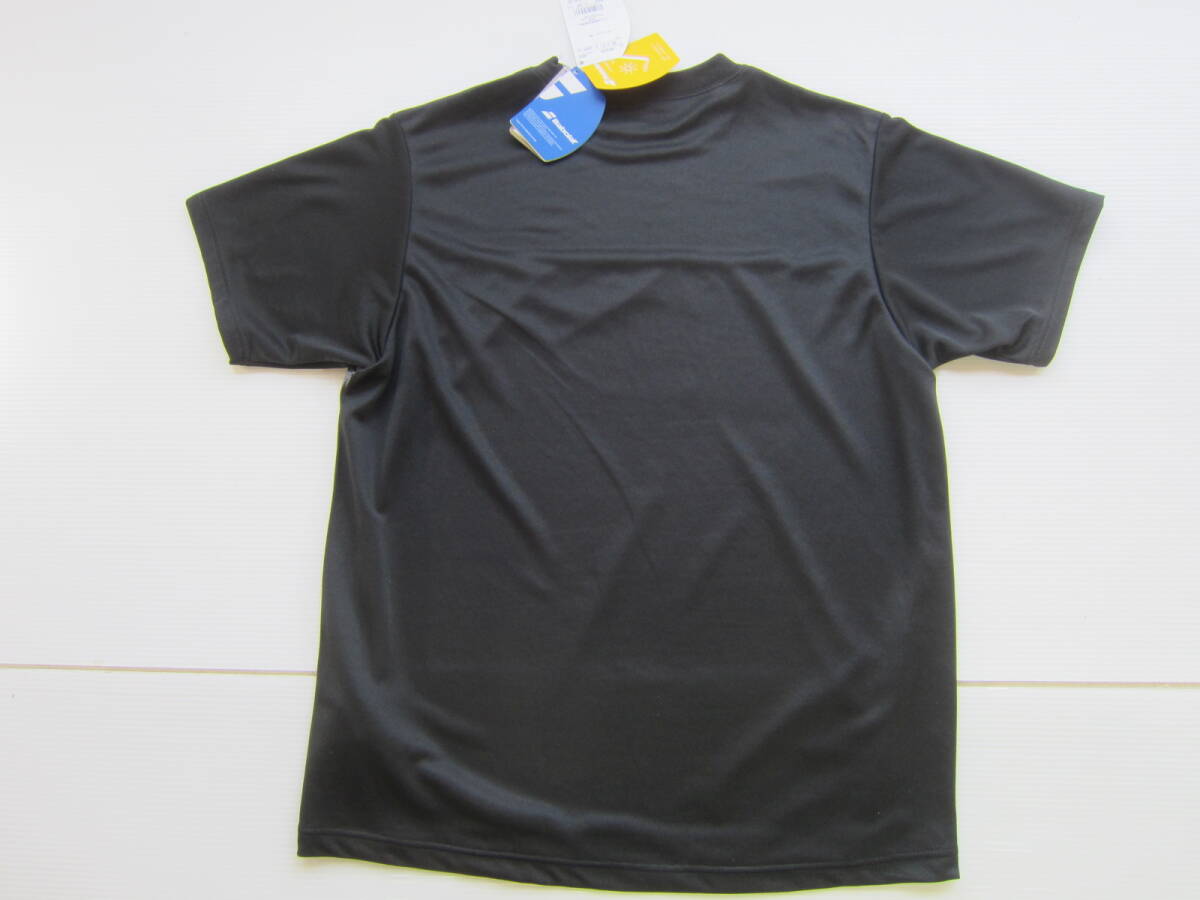  new goods *Babolat Babolat reverse side mesh short sleeves game shirt L hardball tennis bato Minton . sweat speed . cool UV cut black camouflage T-shirt / sport M