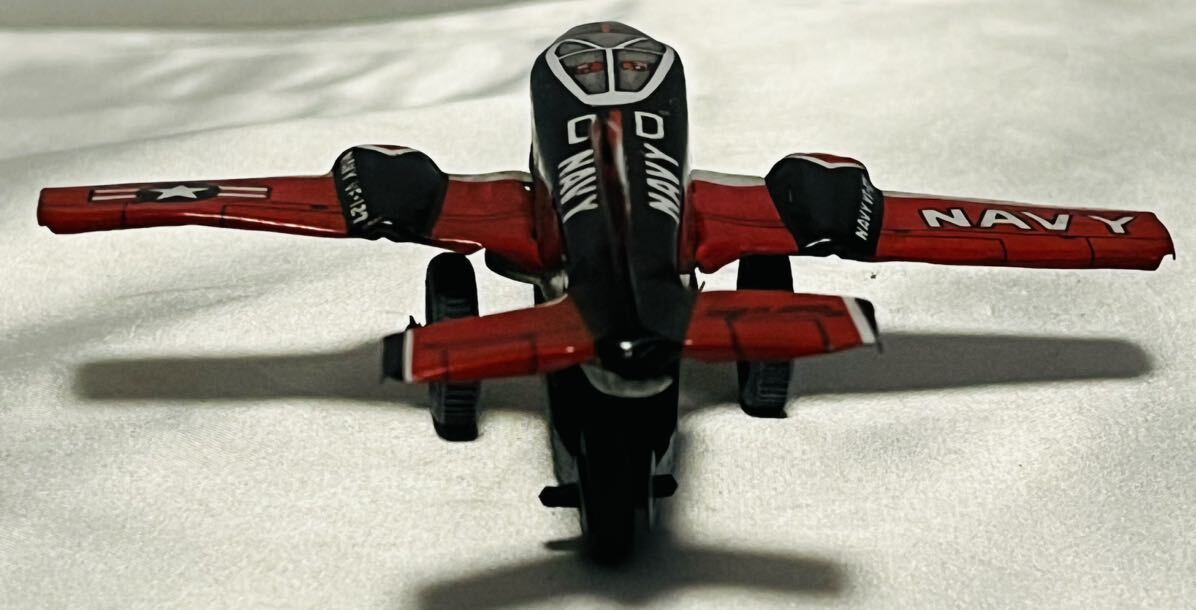 ★当時物 ブリキ 飛行機 NAVY VF-127 209 おもちゃ 日本製 昭和レトロ ヴィンテージ 玩具の画像7