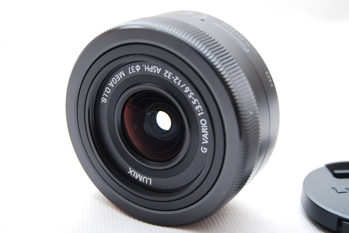 ★美品　Panasonic ルミックス G VARIO 12-32mm　F3.5-5.6 ASPH.MEGA O.I.S. ブラック★_画像1