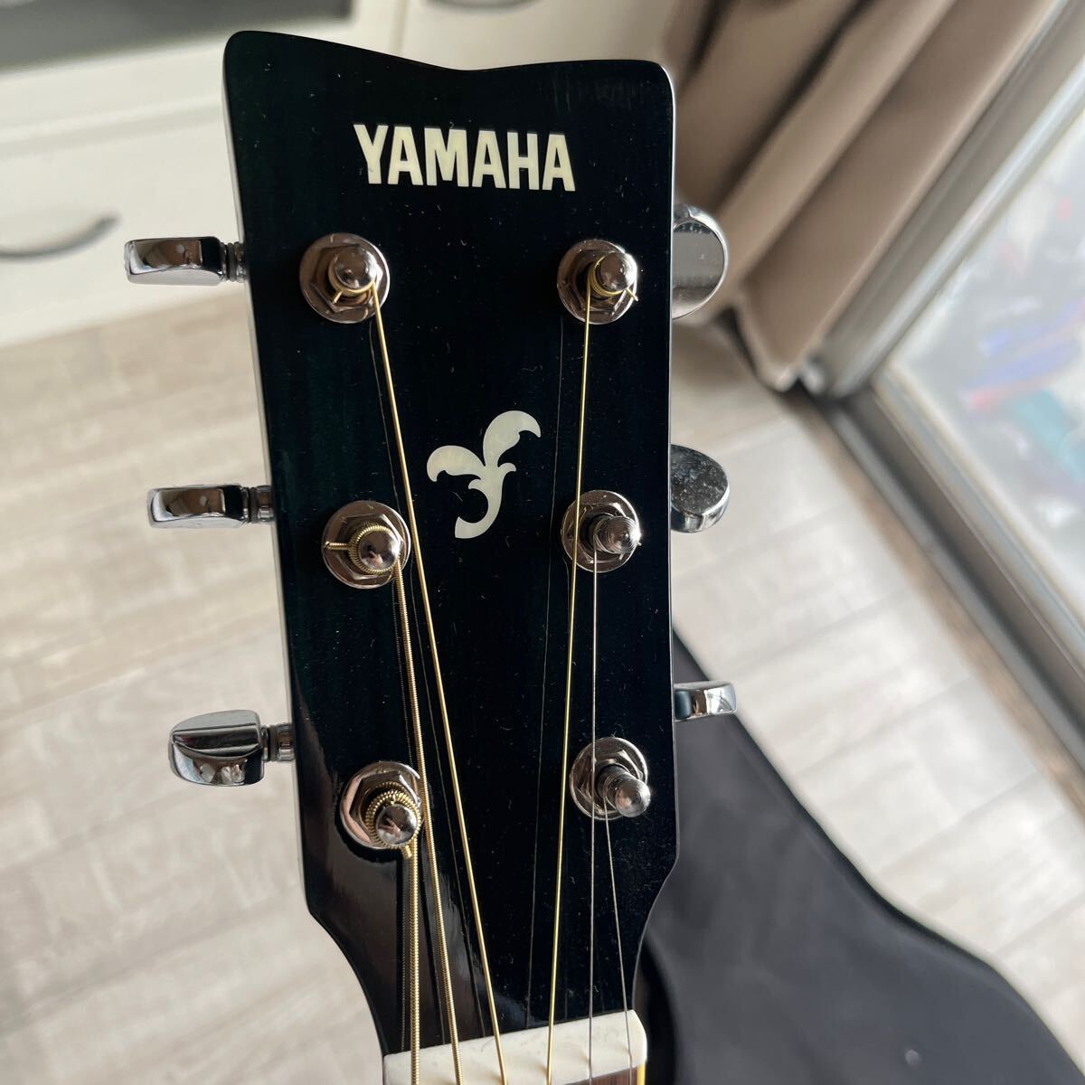 YAMAHA/ヤマハ アコースティックギター アコギ FG820 サンセットブルー ケース付の画像4