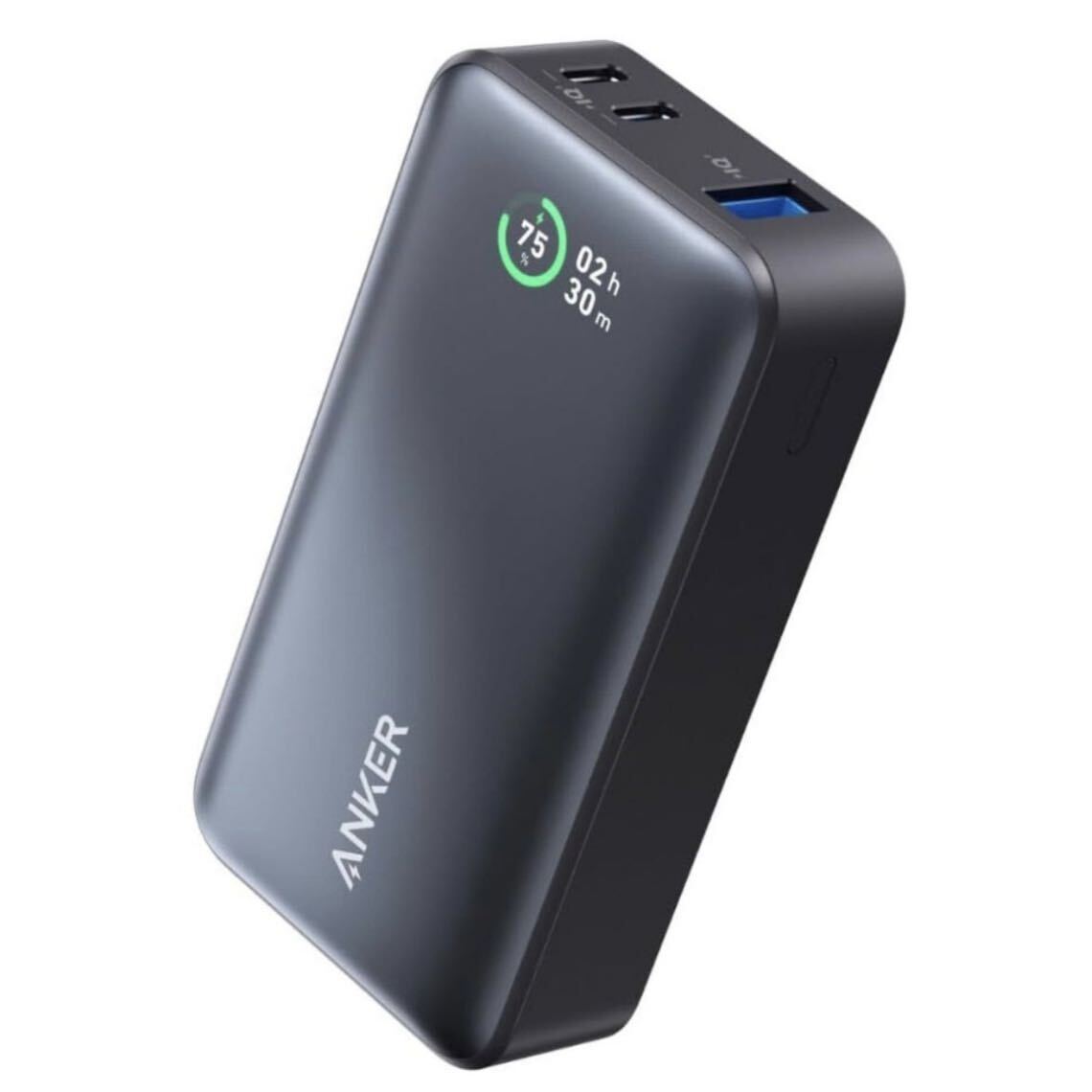 【新品未開封】Anker 533 Power Bank 10000mAh 30W モバイルバッテリー USB-C PD対応 ブラック_画像1