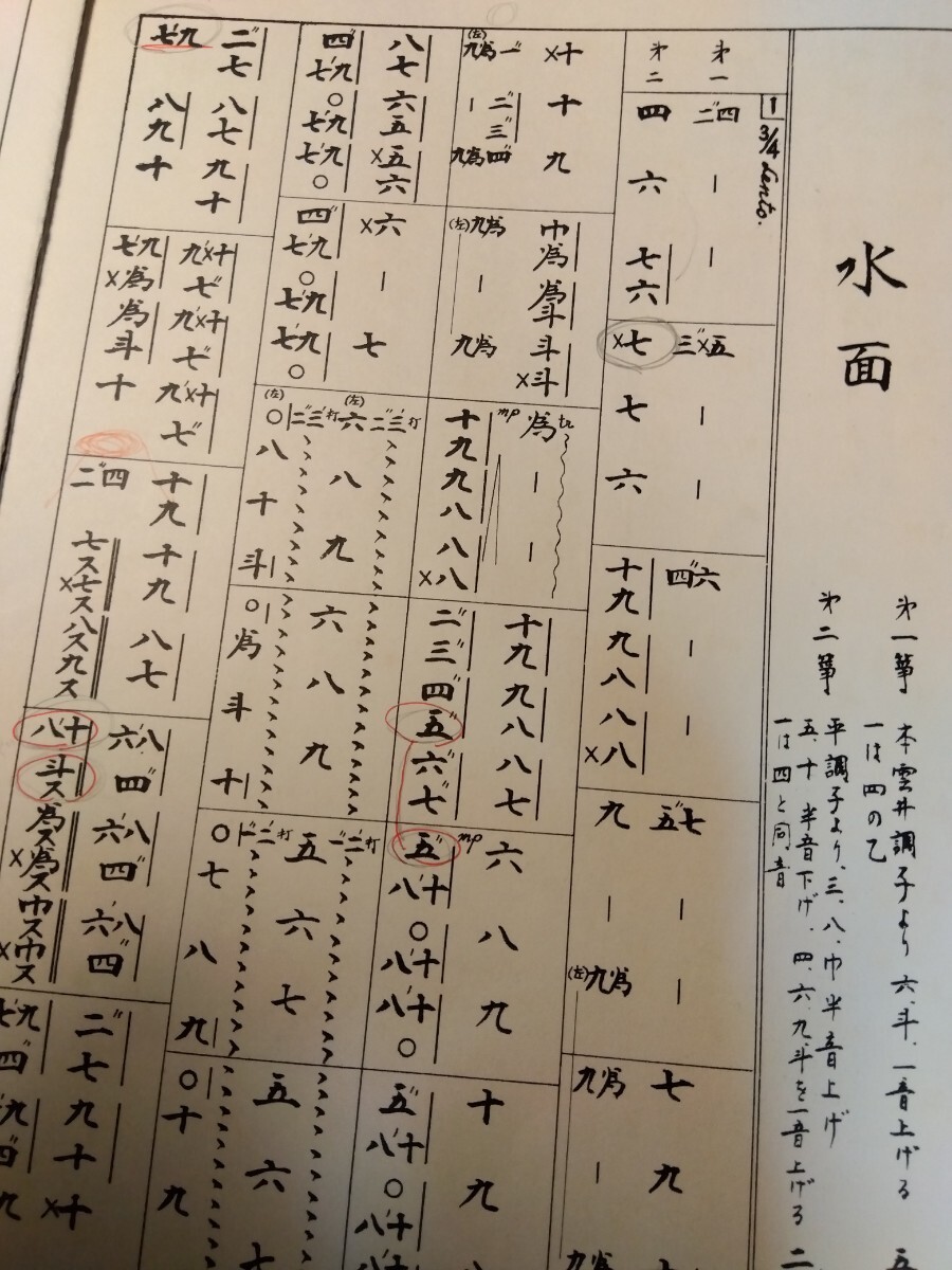 箏譜まとめて10冊セット 山田流箏譜  つち人形、ひぐらし、八千代獅子ほか  中能島欣一の画像8