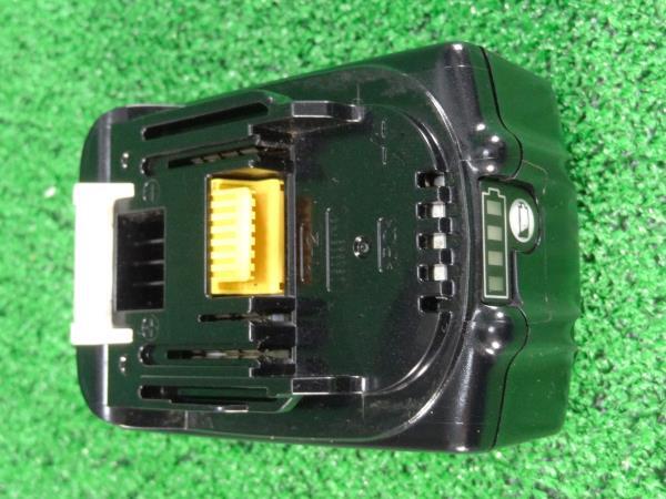 マキタ 18V バッテリー 純正 BL1860B 残量表示付１個 ☆ マーク付き 電圧測定結果記載【外面は少し傷が有るが大きな劣化無し】 M 230の画像3